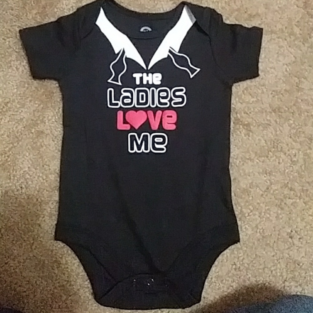The Ladies Love Me Baby Boy Onesie